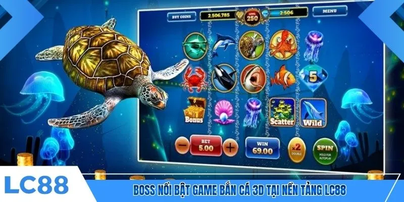 Boss nổi bật game bắn cá 3D tại nền tảng  LC88