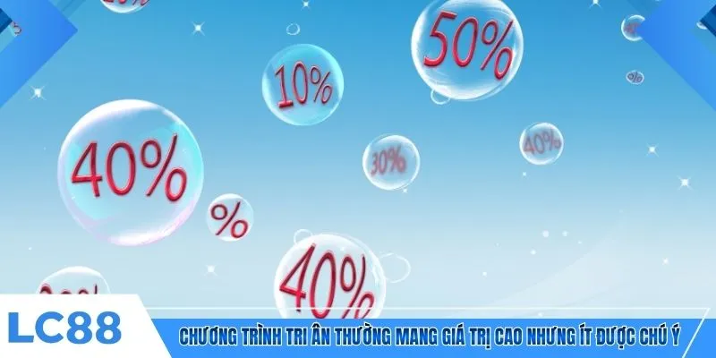 Chương trình tri ân thường mang giá trị cao nhưng ít được chú ý